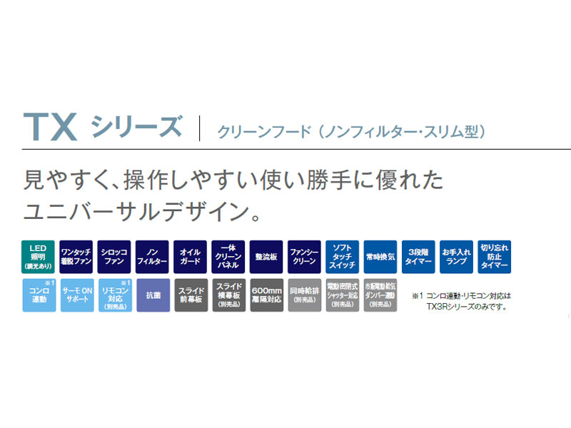 FUJIOH レンジフード TX3R602SV 詳細06
