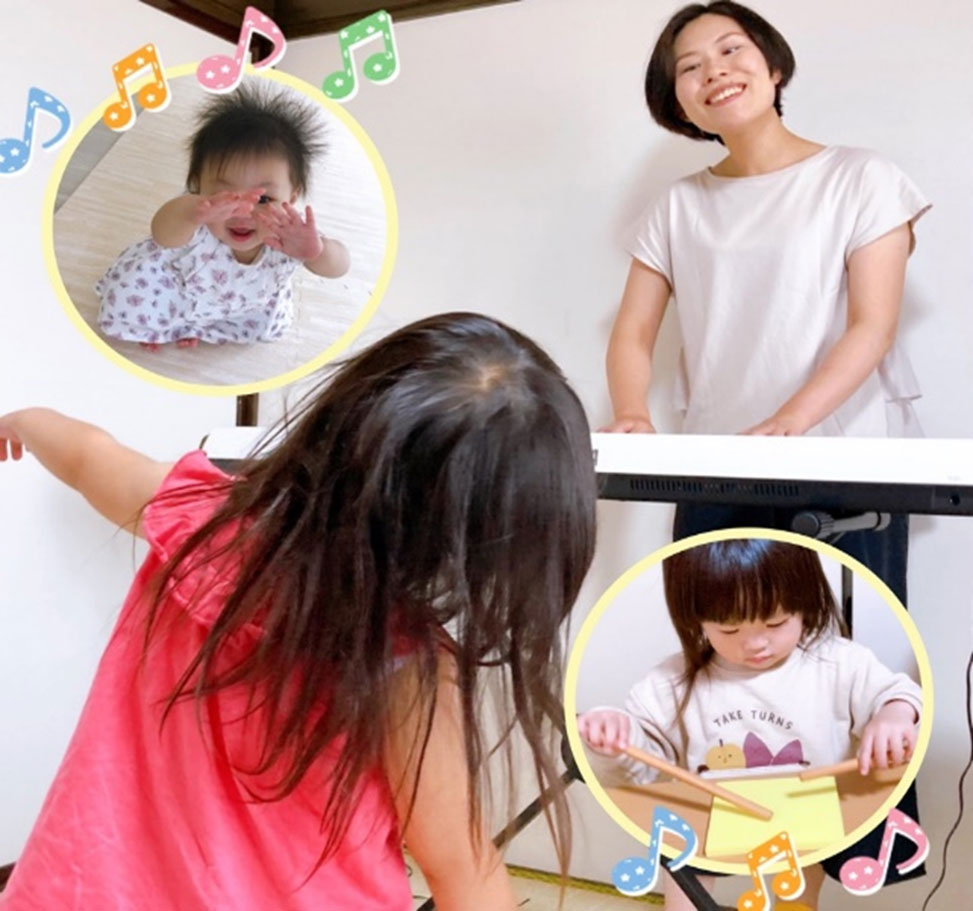 親子で楽しくリトミック