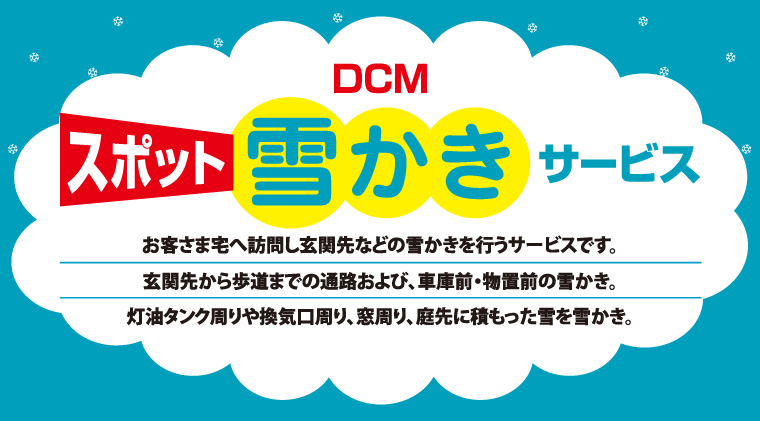 スポット雪かき