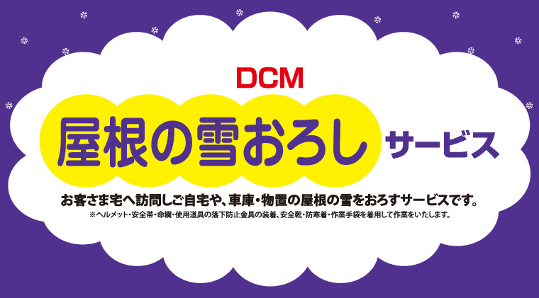 屋根の雪おろしサービス