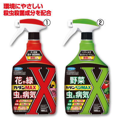①カダンMAX<br>②カダンベジMAX