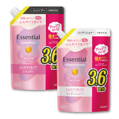 エッセンシャル<br>ふんわりうるツヤ<br>詰め替え