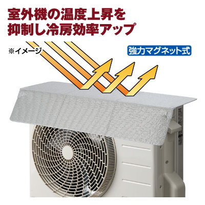 エアコン室外機用<br>日除けパネル
