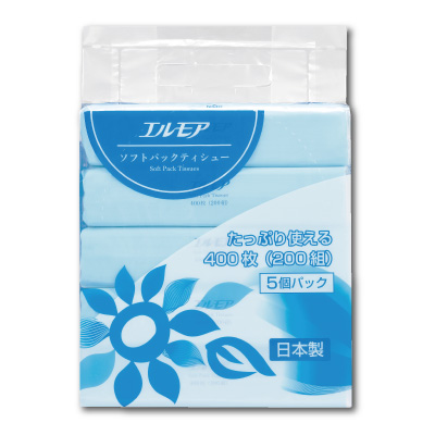 エルモア<br>ソフトパック<br>ティッシュー