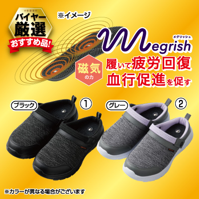 リカバリーサンダル<br>①紳士<br>②婦人