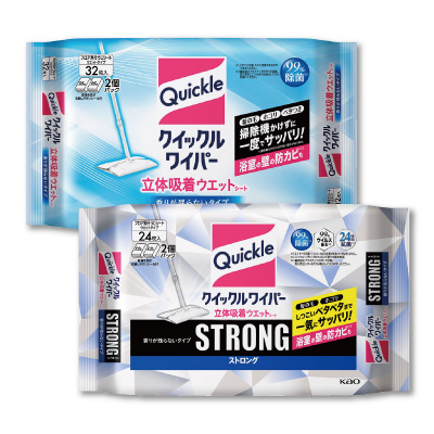 クイックルワイパー<br>立体吸着 ウエットシート