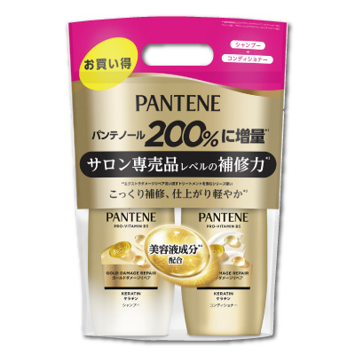 パンテーン<br>ゴールドダメージ リペア<br>ポンプ　2ステップ