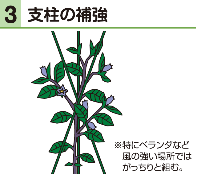 3支柱の補強