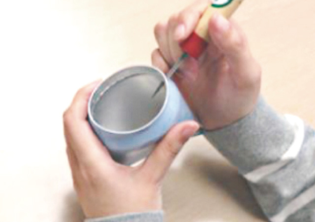 取っ手をつける