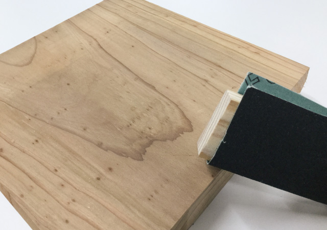 ヤスリ掛けのポイント