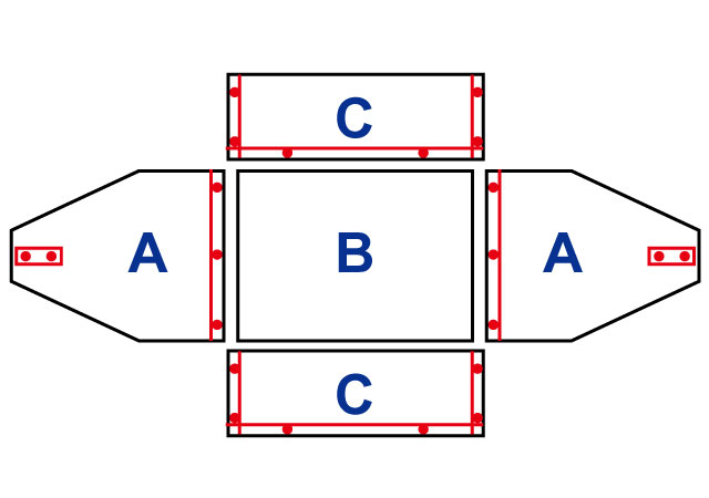鉛筆で印をつける,下穴をあける