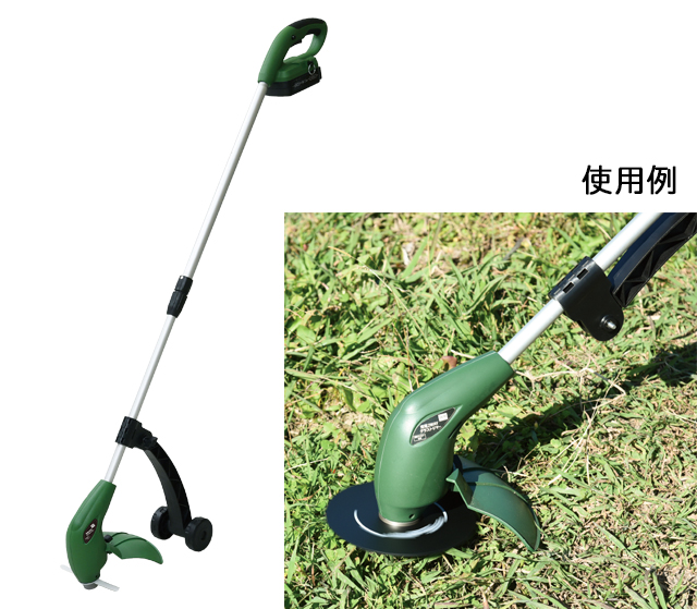 DCM　充電式２WAYグラストリマー　DGT-1825　補助キャスター付き　草刈り　電動刈払機　園芸　庭　芝生 DCM 充電式2WAYグラストリマー DGT-1825 補助キャスター付き 草刈り