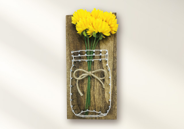 ドライフラワー,飾る