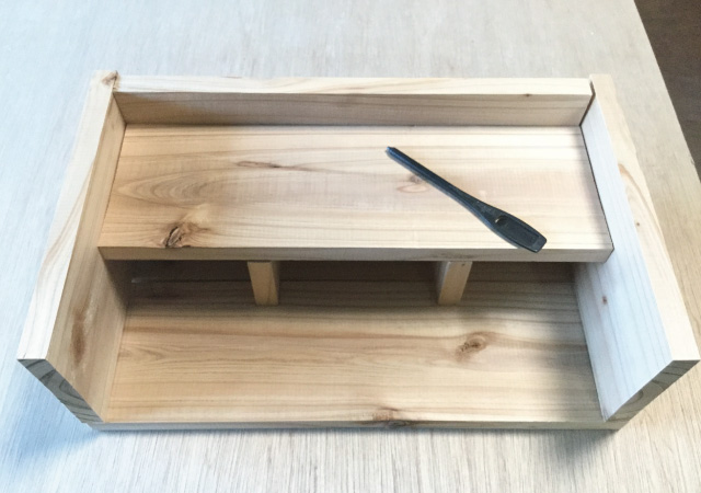 木材に印を付ける