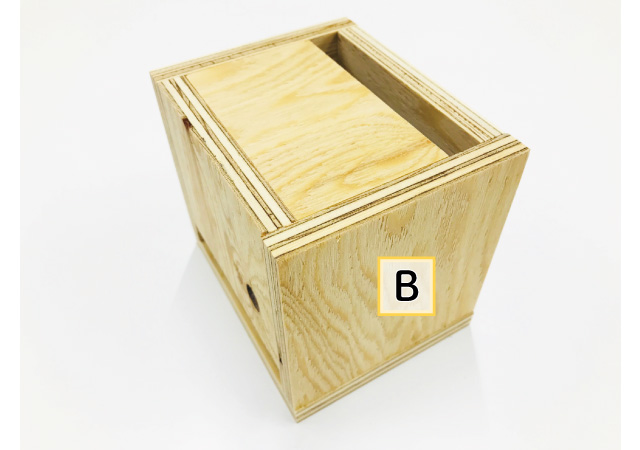 側面,張り付ける,接着