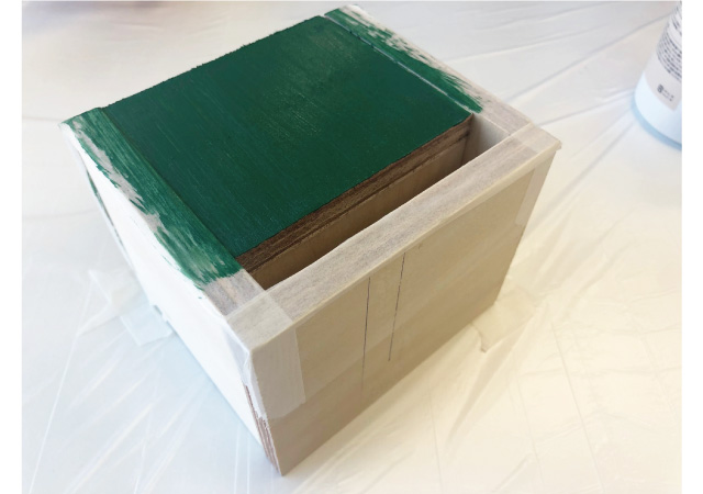 マスキングテープ,養生する