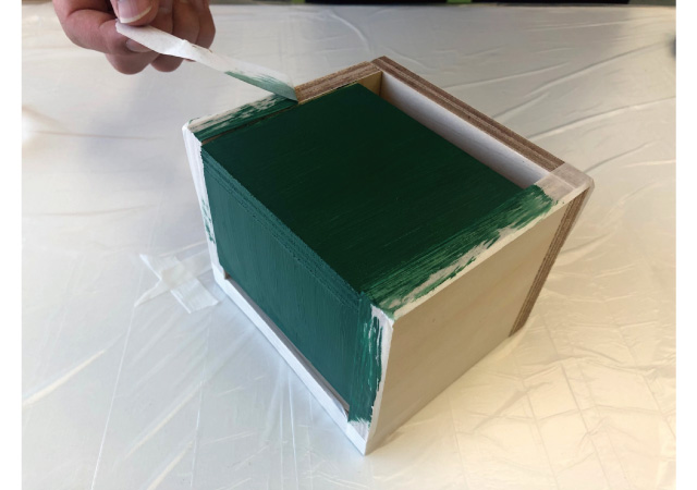 マスキングテープ,養生する