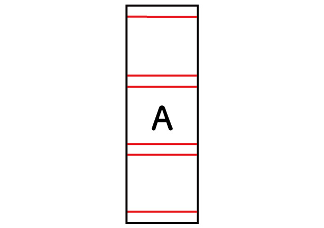 板に墨付けする