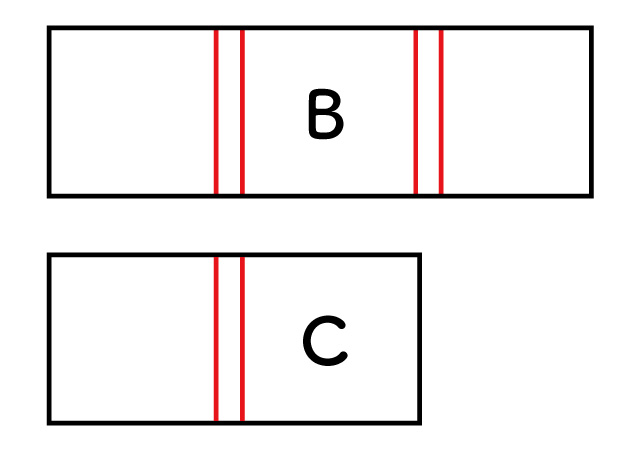 板に墨付けする