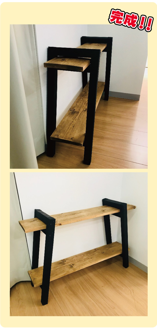 キャンピングラック完成