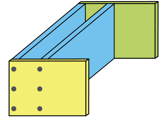 【C.底板】の取り付け