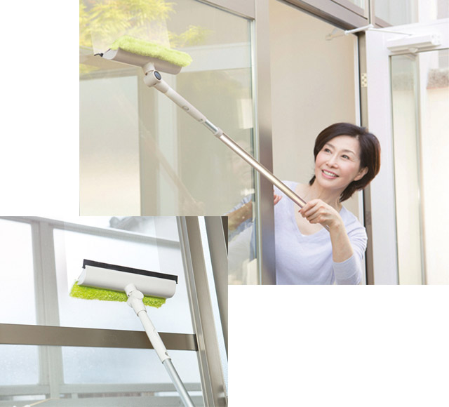 網戸・ガラスワイパー首振り