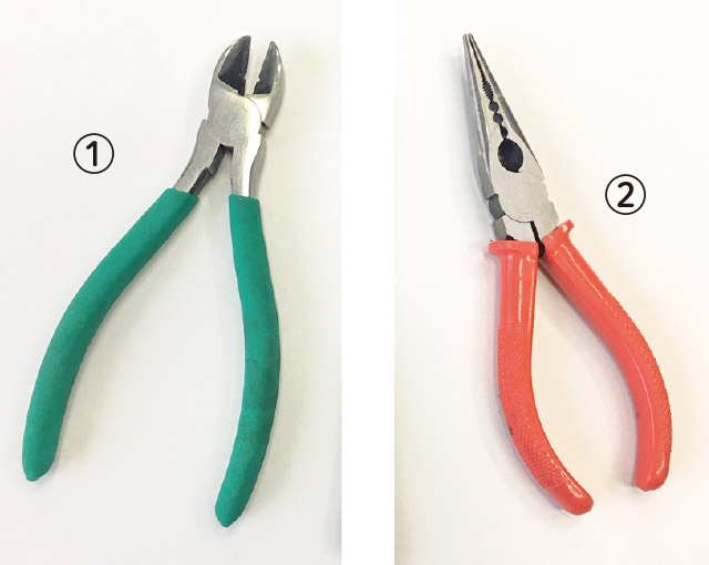 ニッパー、ラジオペンチ