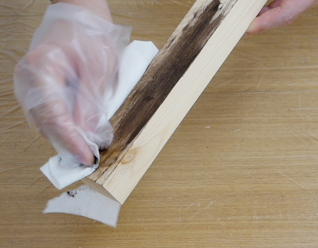 ワックスで塗装する