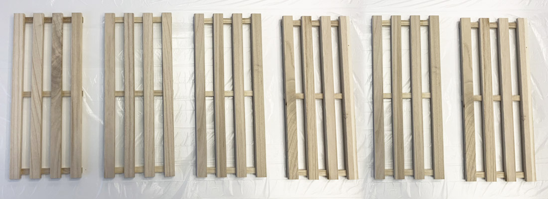 今回使用のすのこ6枚