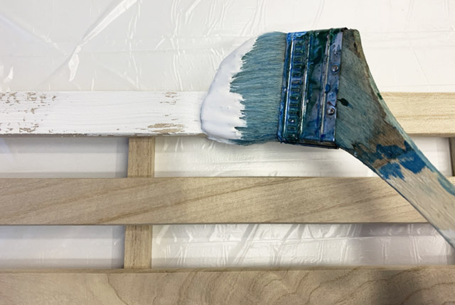 全体に塗装する