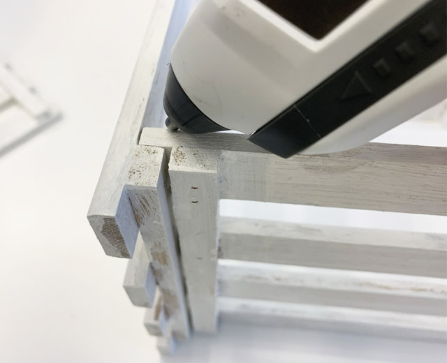 背面の取り付け