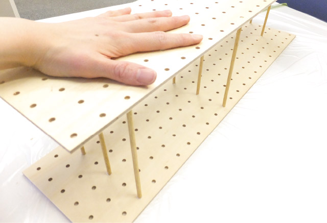 板を組み合わせる