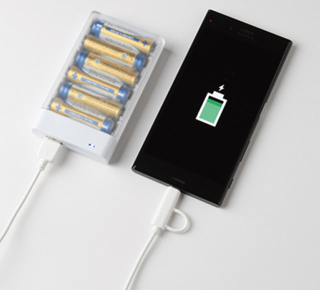 乾電池式チャージャー