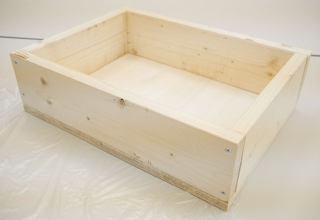 ビスで固定したところ