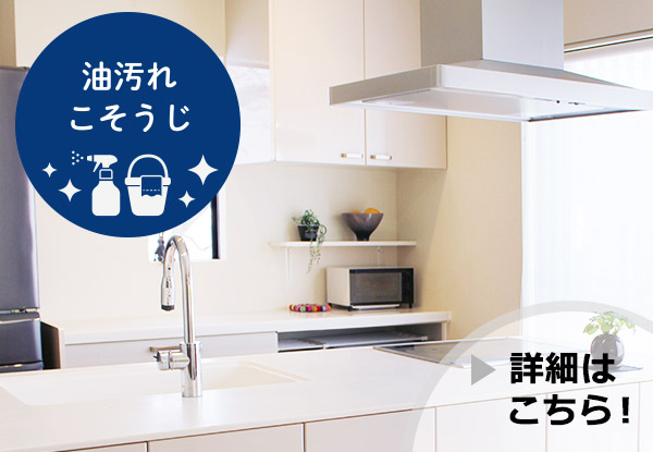 こそうじ ～油汚れをスッキリ掃除～