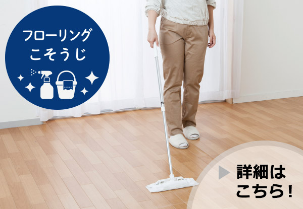 こそうじ ～フローリングの掃除方法～
