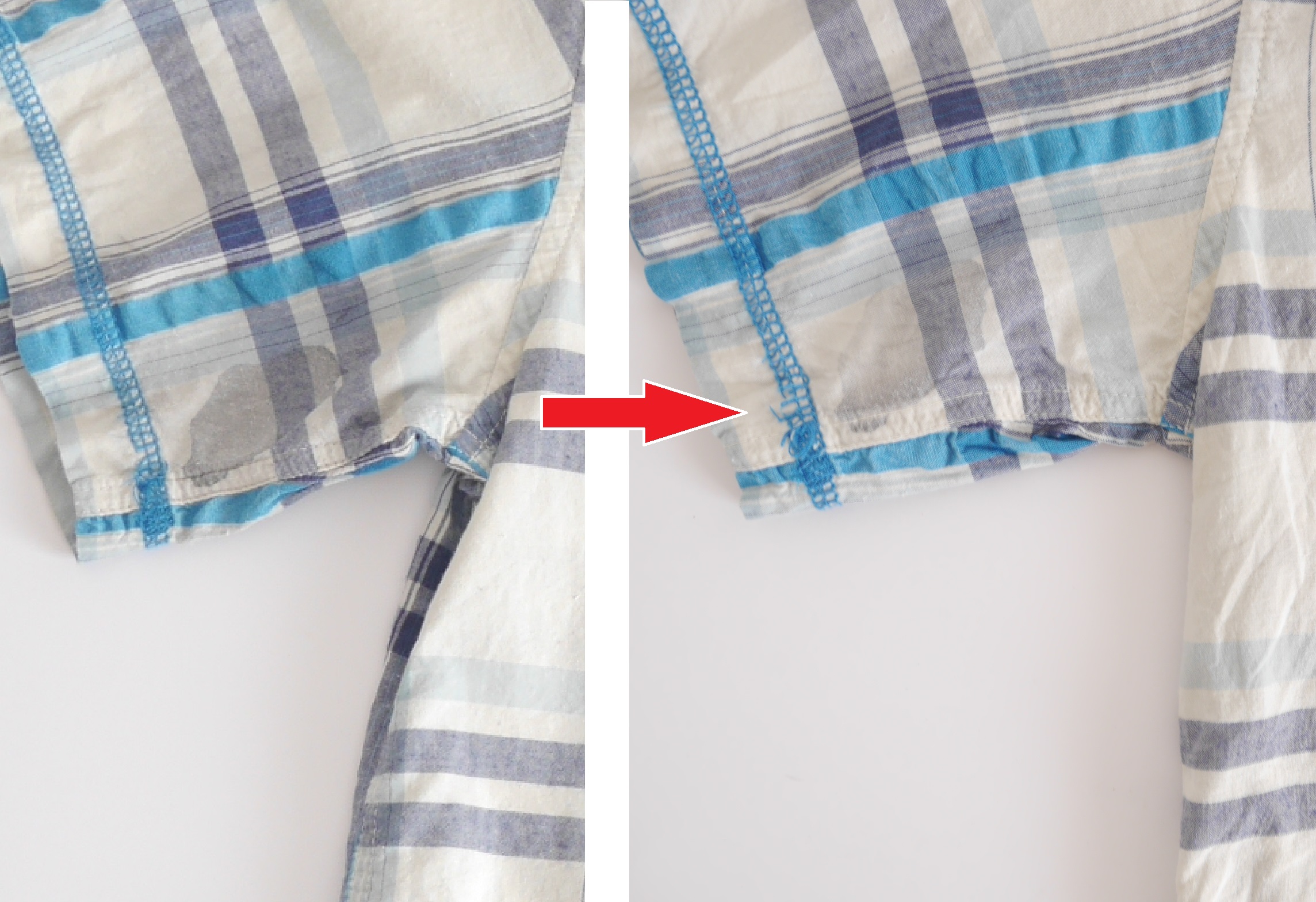 「服についた墨汁落とし」第３位　歯みがき粉法