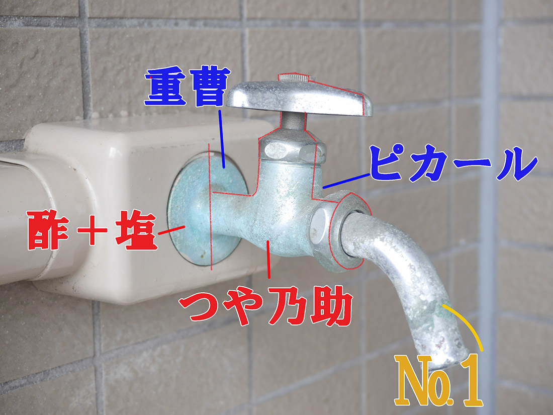 蛇口の青サビを 痛めず落とす 家事の裏ワザ 連載 コラム くらしメイド ｄｃｍ
