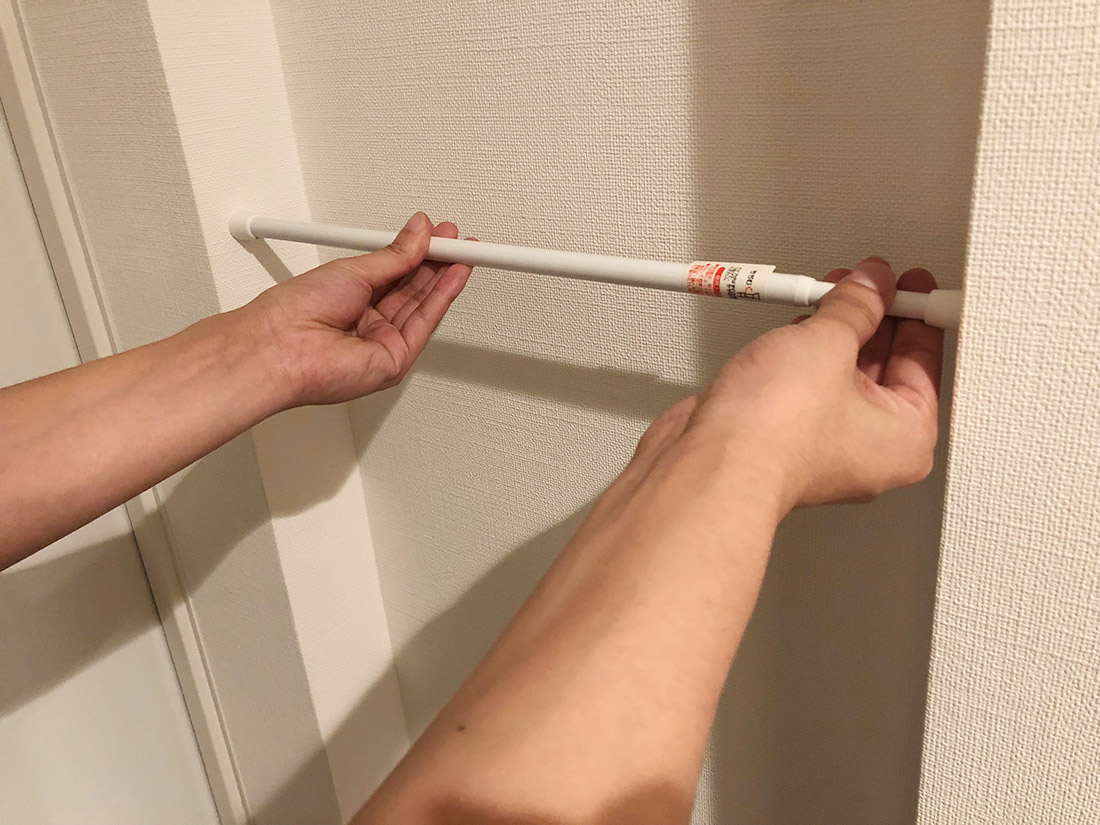 突っ張り棒の正しい取り付け方と活用術 コラムカテゴリー 収納 コラム くらしメイド ｄｃｍ
