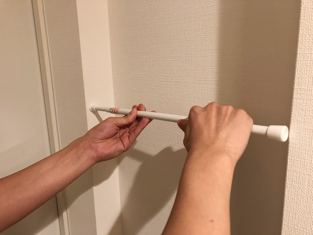 突っ張り棒の正しい取り付け方と活用術 コラムカテゴリー 収納 コラム くらしメイド ｄｃｍ