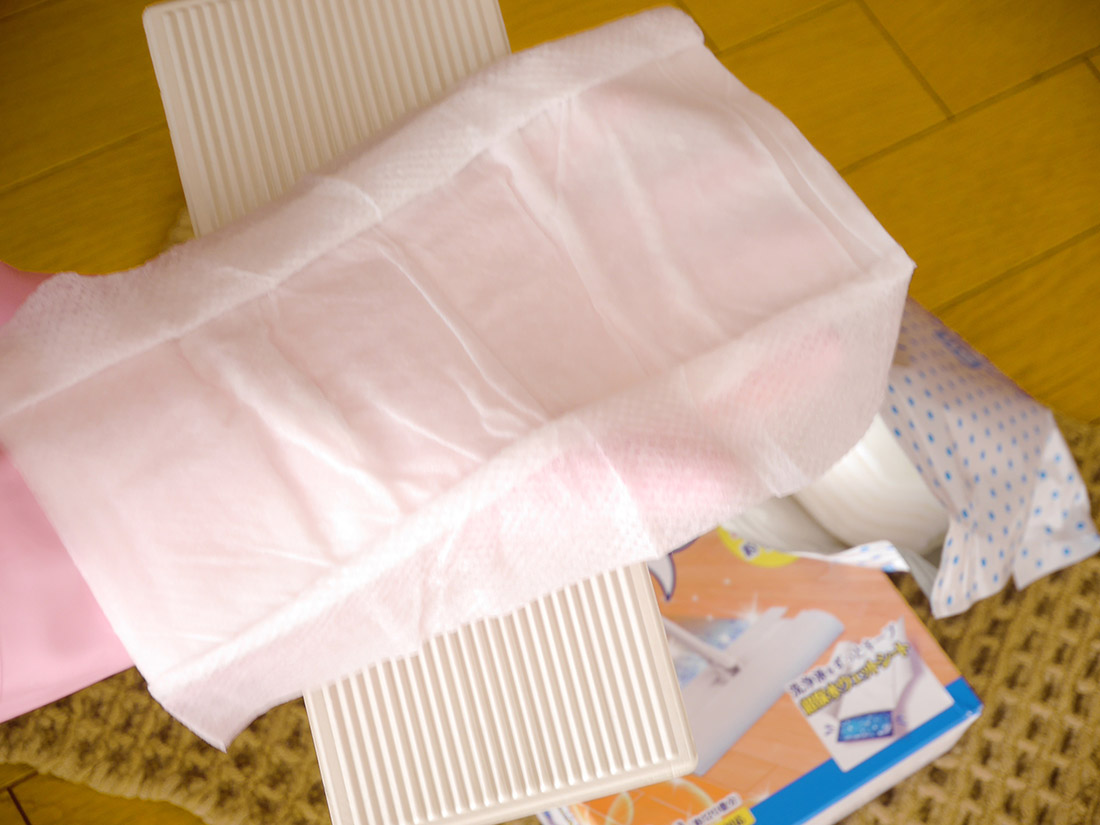 立ったまま床掃除＆ワックスがけができる