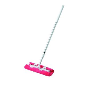 DCMブランド　クリップ付伸縮ワイパー ふわふわぞうきん付