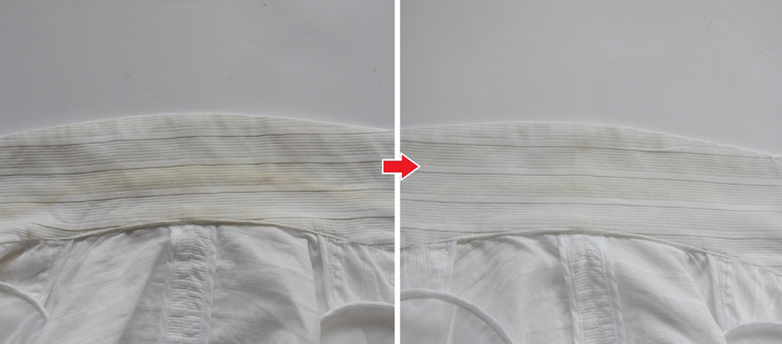 シャツの黄ばみ取りは何が正解か