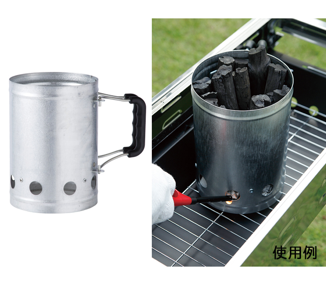 ＤＣＭ 火起こし器　鉄製　L-W015