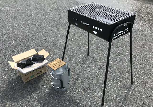 火起こし器を使った火起こしの方法　用意するもの