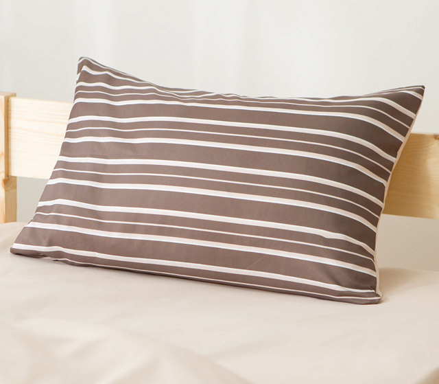 ＤＣＭ 枕カバー　ボーダー