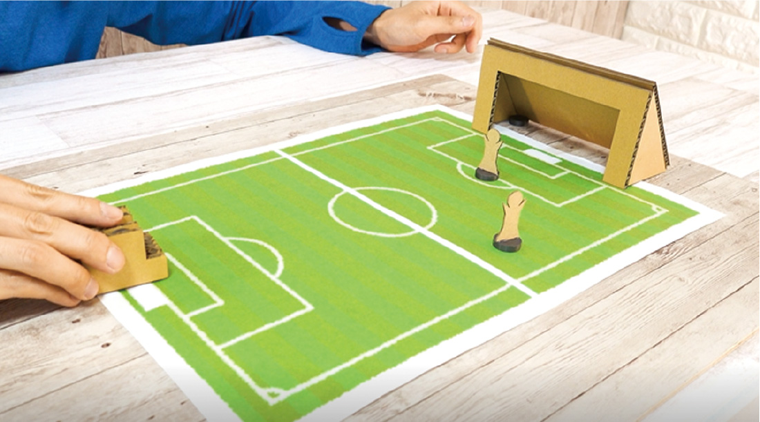 段ボールで遊ぶマグネットシューター