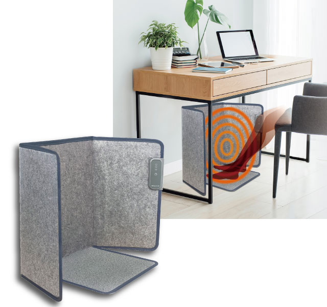 MAXZEN 折り畳み式足元パネルヒーター