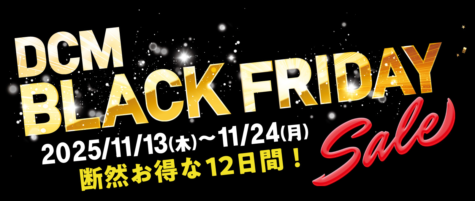 ブラックフライデーセール 開催！