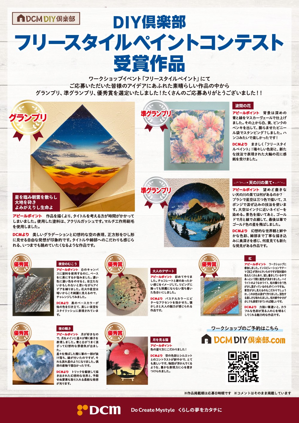 フリースタイルペイント受賞者